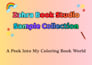 design a professional coloring book for toddlers and children